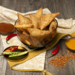 Samoosas in bowl